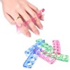 KADS 2pcs/pair Silicone Toe Separator Nail Art Manicure Finger Feet