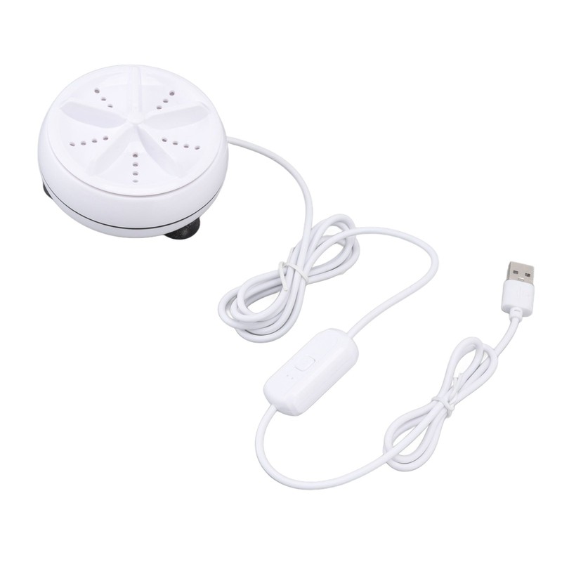 Mini Washing Machine Ultrasonic Low Noise USB Powered Portable Washer