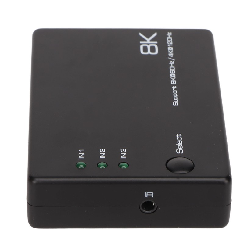 8K HD Switcher 3 In 1 Out 40Gbps Fast Stable