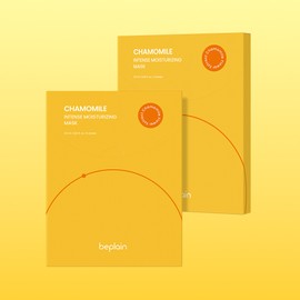 non-plane [Sensitive skin moisturizing care] Be-Plain Chamomile Intense Moisturizing Mask 5 sheets, 2 pieces / [민감피부 보습케어] 비플레인 캐모마일 인텐스 보습 마스크 5매, 2개