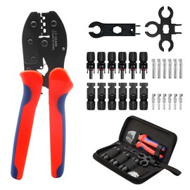RUIZHI M-C-4 Crimping Tools - 27pcs M-C-4 Connectors for 2.5/4.0/6.0mm², 6pairs Male Female Solar Cable Connectors, 1 Pair Spanner