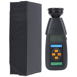 Tacómetro Estroboscópico Digital EVTSCAN LED No Contacto, Medición Continua o Única, Ajuste Fino, para Medir la Velocidad de Rotación, RPM del Motor