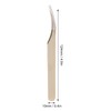 Domary Stainless Steel Eyelash Tweezer Professional Lash Extension Application Nail