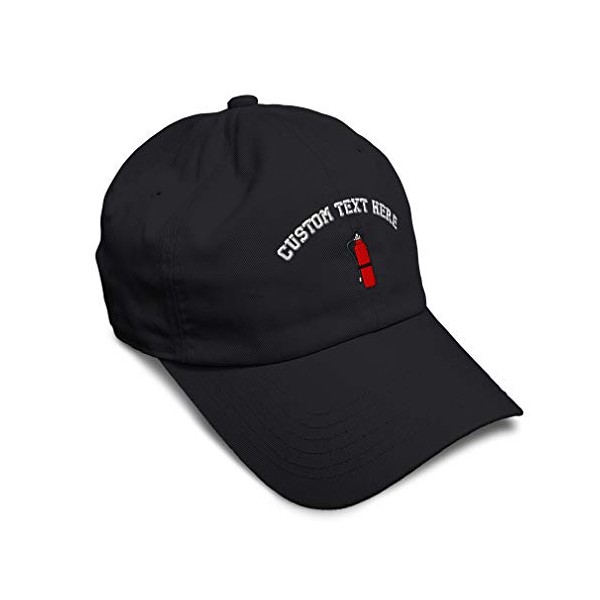 Custom Soft Baseball Cap Fire Extinguisher A Embroidery Profession Firefighter