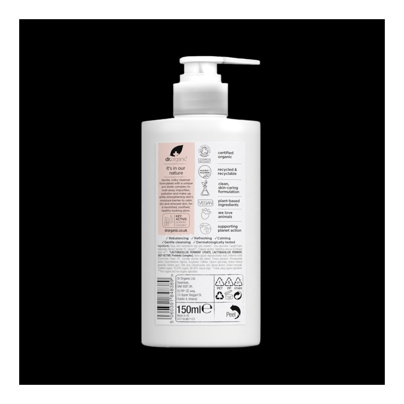 Dr Organic Skin Calm Probiotic Cream Cleanser 150ml
