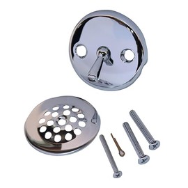 Wholesale Maintenance Supply Bathtub Drain Trip Lever Bath Waste Conversion Kit, Polished Chrome Finish - Fits Drain Opening 1-3/8" to 1-1/2