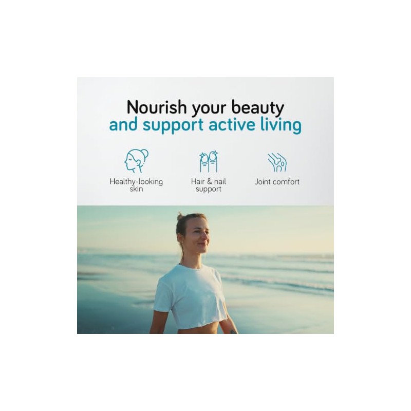 Marine Collagen Capsules 1500mg – Type 1 Hydrolysed Collagen Peptides