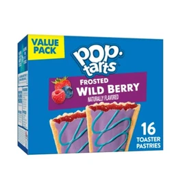 Kellogg's Pop-Tarts Breakfast Toaster Pastries, Wildlicious Frosted Wild Berry Flavored, Value Pack, 30.4 oz 16 Ct. (Pack Of 5)