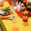 Jinei 8 Pcs Fall Plastic Tablecloth Thanksgiving Party Disposable Tablecloths