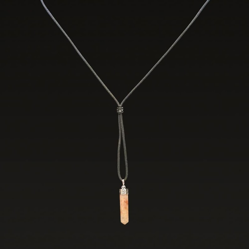 VIE VIE Pencil Pendant, 25-30mm (Sunstone)