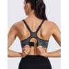 SYROKAN High Impact Sports Bras for Women High Support Unlined