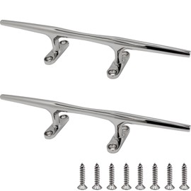 YANYUCB 316 Stainless Steel Open Base Boat Dock Cleats(5 inch,6 inch,8 inch,10 inch,12 inch,15 inch) for Boat, Dock, Decor,Yacht