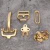 Pure Brass Belt Buckle Environmental Protection D shaped Buckle Set