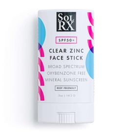 SolRx Zinc Stick Protector Solar SPF 50 Active óxido de Zinc para Cara, 14.2 gram