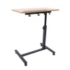 Home Office Laptop Desk Rolling Adjustable 360 Rotation Computer Mobile