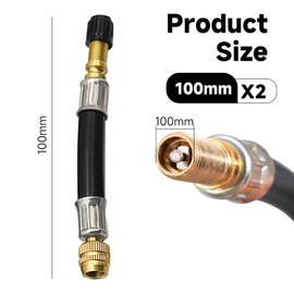 2 Pieces Valve Extension Pipe, Valve Adapter, Flexible Valve Extension Pipe, Valve Accessories, Tire Accessories.