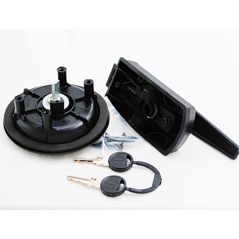 Zadi Entrance Lock, Motorhome, Caravan, Boat, Caravan, Black, Clockwise Round
