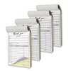 Herzii Prints - 4 Pack Receipt Pad, 3.4x5.5 Handheld -