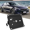 Tow Hook No Drill Front License Plate Bracket Holder Compatible