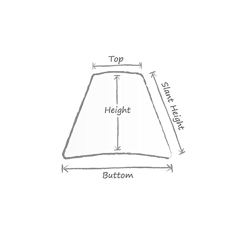 Upgradelights White Square Bell 8 Inch Clip on Candle Stick