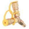 Gonetre Gas y Splitter Natural Gas Quick Connection Adapter Durable