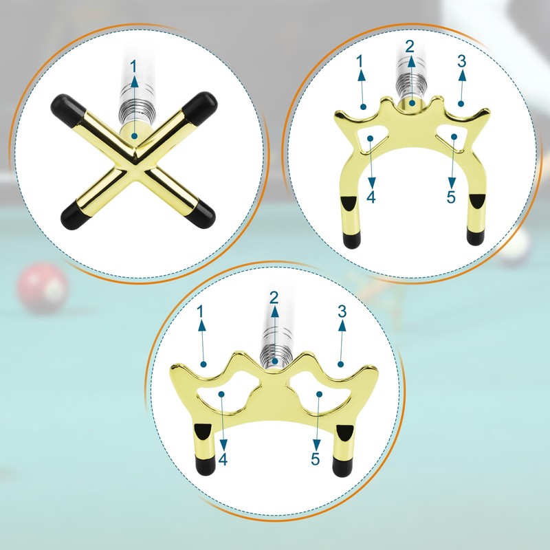 Retractable Billiards Cue Bridge Snooker Pool Bridge Stick Retractable Billiards