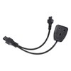Power Plug Cable 30cm Y Shape IEC320 C6 Male to