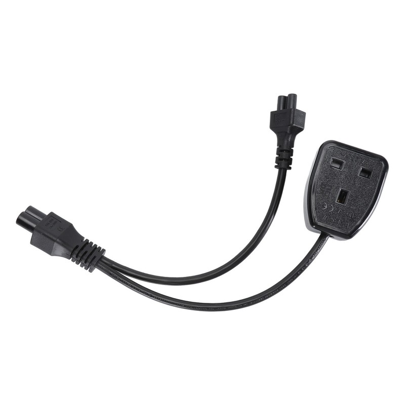 Power Plug Cable 30cm Y Shape IEC320 C6 Male to