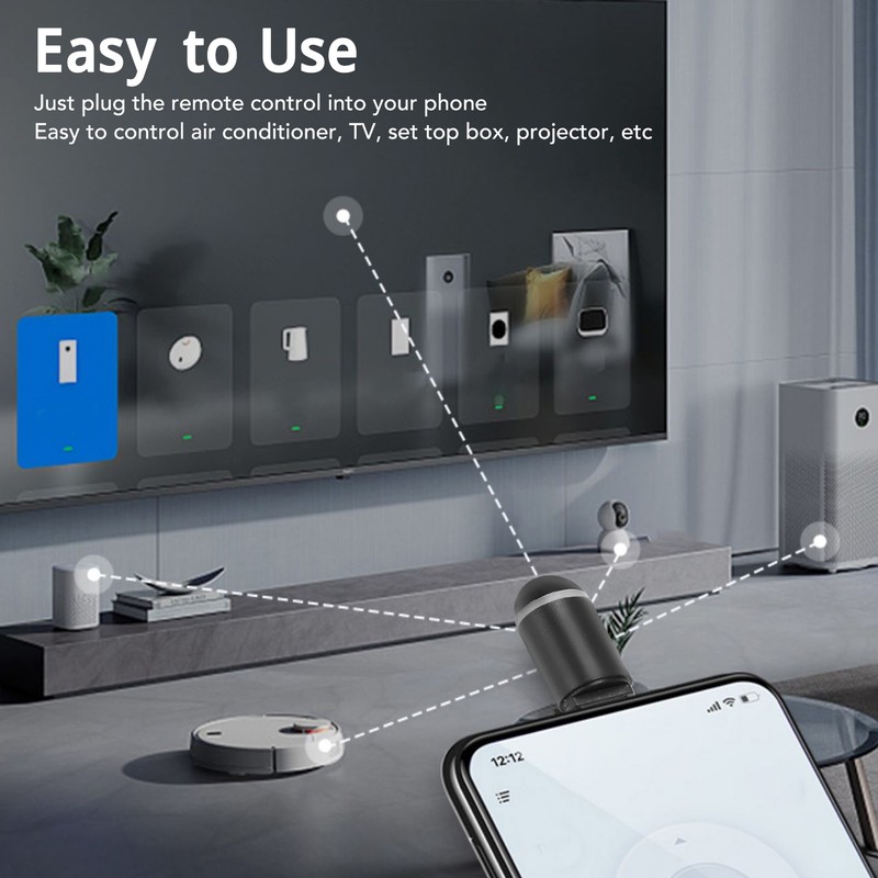 Mini Smartphone IR Remote Control USB C Universal Infrared Controller