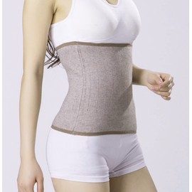 Thermal Lumbar Support Cashmere Knit Stomach Kidney Warmer Abdominal Binder Lower Back Belt Brace Waist Trimmer Band Elastic Back Stomach Kidney Protector Postpartum Belly Wrap Warming Kidney Recover