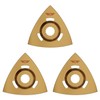 3 x 80mm TopsTools RVCRT_3 Carbide 13mm HEX Fitting Triangle