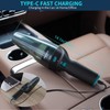 HOMEKANE Car Vacuum Cleaner, Handheld Vacuum Cordless Rechargeable 9500Pa Powerful