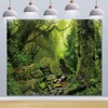Jungle Forest Backdrop 10x8ft Tropical Rainforest Backdrops for Photography Fairytale