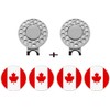 Golf Ball Markers and Hat Clip Magnetic Value Set for