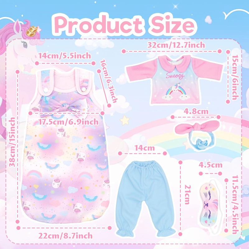 17" baby clothes 1