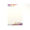 Floral Watercolour Paper of Colourful flowers – design paper 50