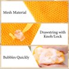 JIEYAO 6 Pack Mesh Soap Bags, Exfoliating Soap Saver Pouches