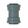 Southwire P-CP-075 3/4" CIC Push Install PVC Coupling, Gray