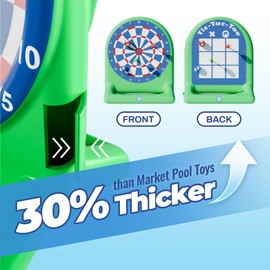 Funscape Kids Inflatable Dartboard Pool Toy, Fun Swimming Pool Toss Game