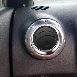 Wakauto Round A/C Air Outlet Vent Electric Plate Knob Type Universal for Motorhome Caravan 87mm/75mm