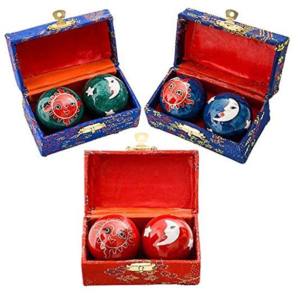 Happy Sales HSHB-SMHB01, Chinese Health Balls Baoding Iron Ball Sun