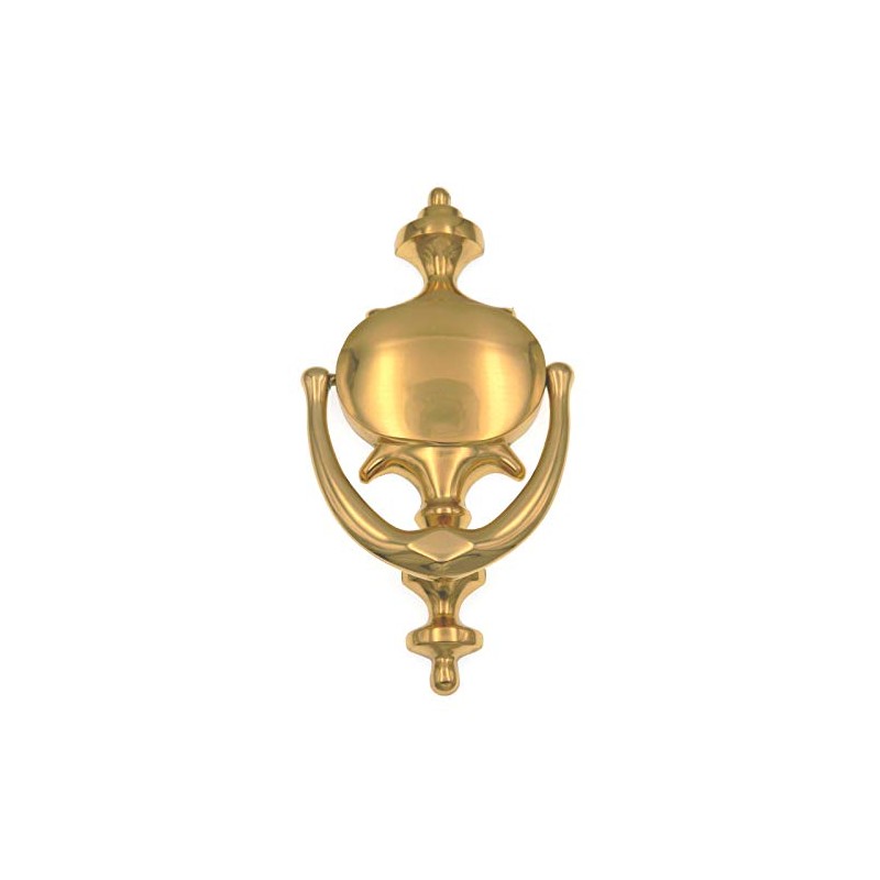 Warwick Classic Traditional Large 9" Door Knocker Polished Brass DA3001PB