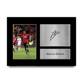 HWC Trading A4 Melvine Malard Gifts Printed Signed Autograph Picture for Womens Football Fans and Supporters - A4