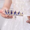 JWICOS Crystal Tiara with Comb for Women Queen Crown Wedding
