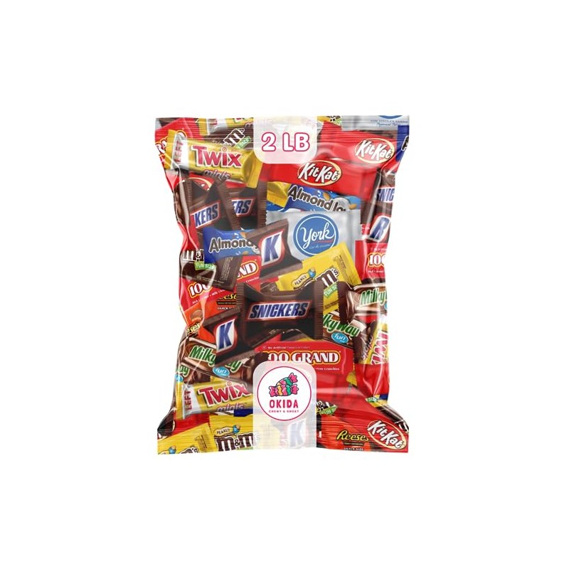 Assorted Chocolate Variety Pack - Individually Wrapped Party Chocolate Assortment