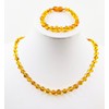 Amber Jewelry Store Natural Baltic Amber Necklace Bracelet Set Amber