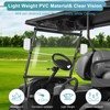 Golf Cart Windshield Fit for CLub Car Precedent, Foldable, Portable