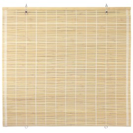 ORIENTAL Furniture Bamboo Cordless Window Shade - Natural 36" W