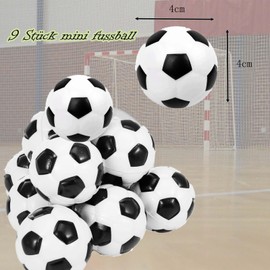 Tcnzdy Pack of 9 mini football, soft mini football, can be used for stress relief, football decoration, softball football, football party