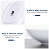 Y YHY 8" Pasta Bowls Set for 6, Porcelain 22oz